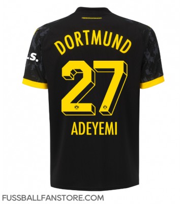 Borussia Dortmund Karim Adeyemi #27 Replik Auswärtstrikot 2023-24 Kurzarm